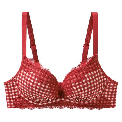 Leopard-print Bra Deep V-neck, Peach-shaped Cups Womens Lingerie