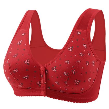 Push-up Bra For Middle-aged And Elderly Women Thin-style Lingerie